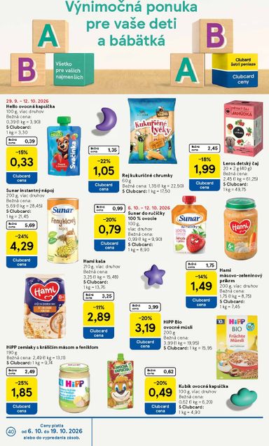 Leták Tesco - Tesco od 07.10. do 13.10. - strana 40