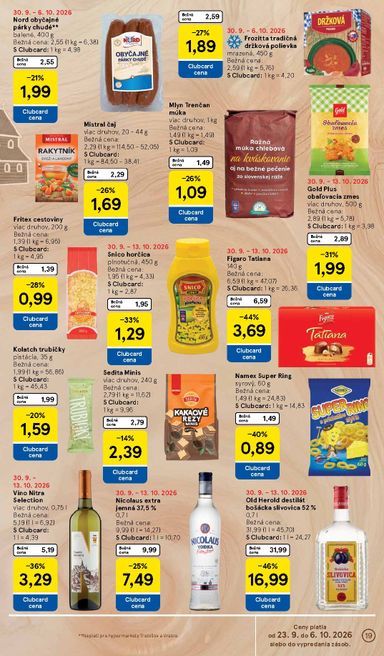 Leták Tesco - Tesco od 30.09. do 06.10. - strana 19