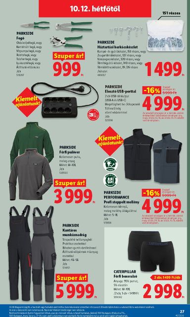 Akciós újság Lidl - Lidl - Nonfood érvényes 10.08.-tól 10.14.-ig - 27 oldal
