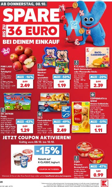 Leták Kaufland Německo - Kaufland Německo od 08.10. do 14.10. - strana 20