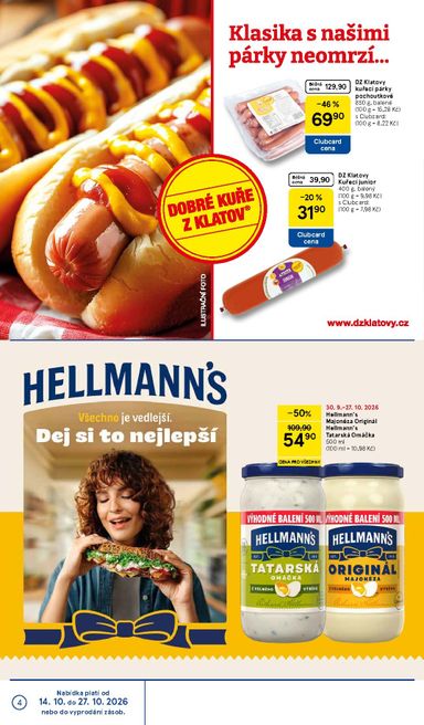 Leták Tesco - Tesco - Značky, které máte rádi od 30.09. do 27.10. - strana 4