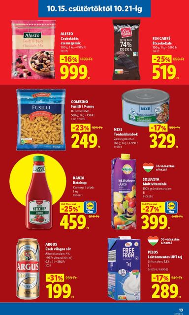 Akciós újság Lidl - Lidl érvényes 10.15.-tól 10.21.-ig - 13 oldal