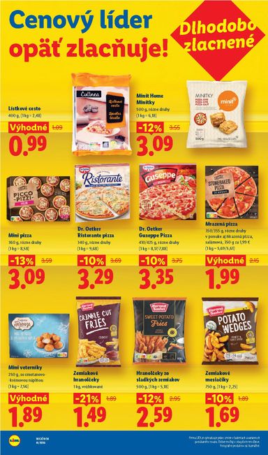 Leták Lidl - Lidl - Dlhodobo zlacnené od 03.07. do 31.12. - strana 16