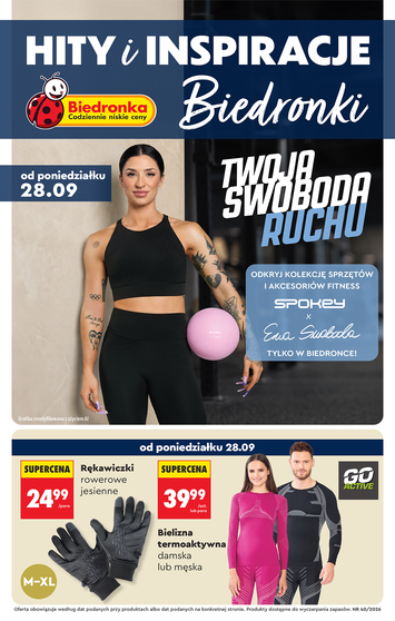 Leták Biedronka - Biedronka - Hity i inspiracje od 28.09. do 10.10. - strana 1