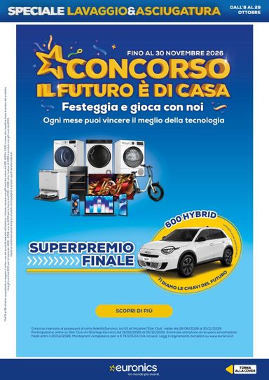 Volantino Euronics - Euronics - Lavaggio & Asciugatura valido dal 08/10 al 28/10 - pagina 2