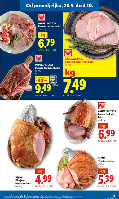 Katalog Lidl - Lidl vrijedi od 28.09. do 04.10. - stranica 15
