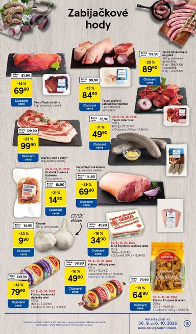 Leták Tesco - Tesco od 30.09. do 06.10. - strana 15