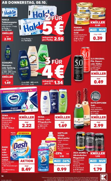Leták Kaufland Německo - Kaufland Německo od 08.10. do 14.10. - strana 14