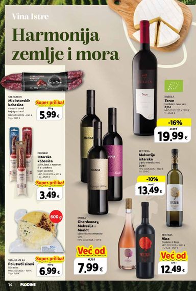 Katalog Plodine - Plodine - Vinski putopis vrijedi od 24.09. do 07.10. - stranica 14