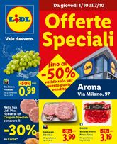 Lidl - Offerte Speciali Arona valido da giovedì 01/10/2026