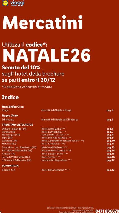 Volantino Lidl - Lidl - Viaggi valido dal 08/10 al 15/12 - pagina 2