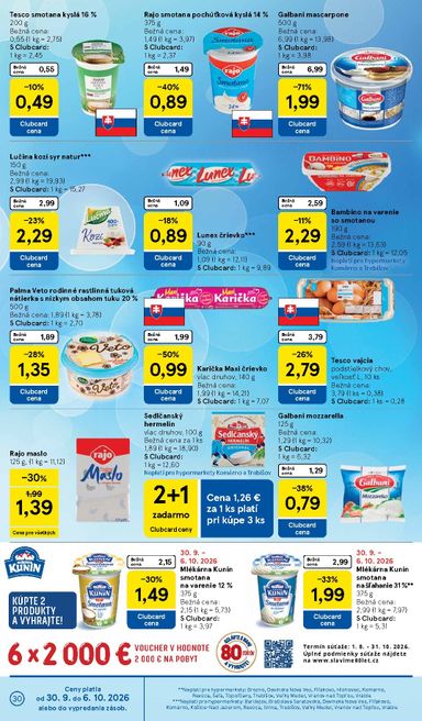 Leták Tesco - Tesco od 30.09. do 06.10. - strana 30
