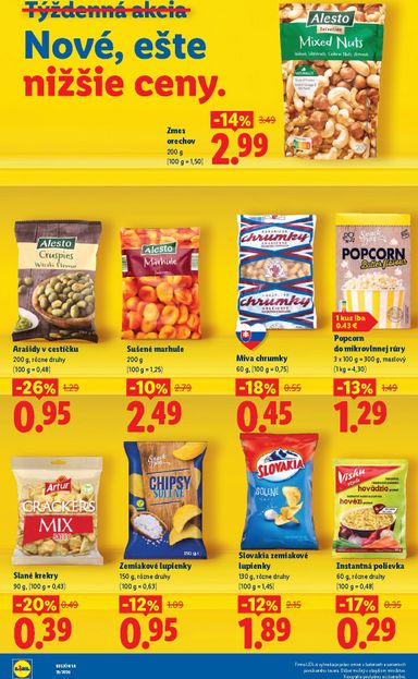 Leták Lidl - Lidl - Dlhodobo zlacnené od 03.07. do 31.12. - strana 8