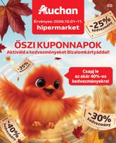 Auchan - Őszi kuponnapok, érvényes csütörtöktől 2026.10.01.