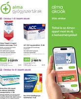 Alma Gyógyszertárak akciós újság