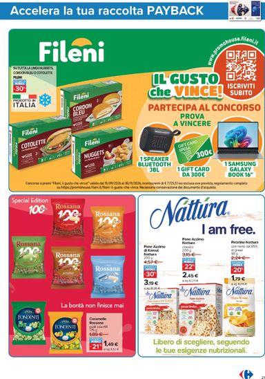 Volantino Carrefour - Carrefour - Punti Sprint Payback valido dal 29/09 al 12/10 - pagina 21