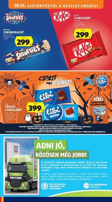 Akciós újság Aldi - Aldi érvényes 10.15.-tól 10.21.-ig - 20 oldal