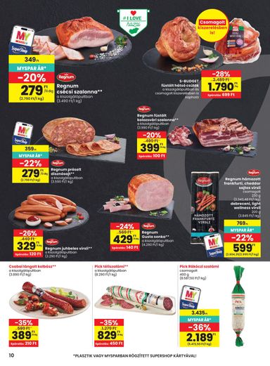 Akciós újság Spar - SPAR érvényes 10.08.-tól 10.14.-ig - 10 oldal