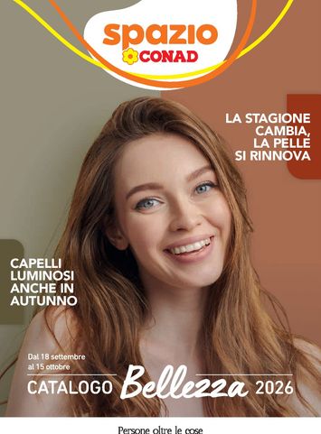 Volantino Spazio Conad - Spazio Conad - Catalogo Bellezza - Bologna valido dal 18/09 al 15/10 - pagina 1