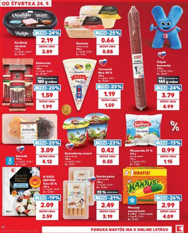 Leták Kaufland - Kaufland od 24.09. do 30.09. - strana 40