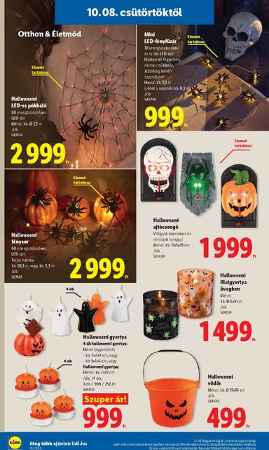 Akciós újság Lidl - Lidl érvényes 10.08.-tól 10.14.-ig - 38 oldal