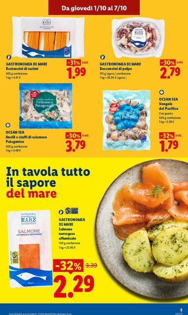 Volantino Lidl - Lidl - Nuova apertura - Maerne di Martellago valido dal 01/10 al 07/10 - pagina 5