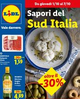Lidl - Sud Italia valido da giovedì 01/10/2026