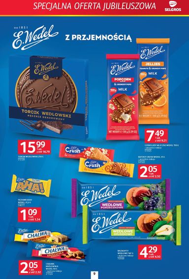 Gazetka Selgros - Selgros cash&carry - Specjalna Oferta Jubileuszowa od 08.10. do 21.10. - strona 9