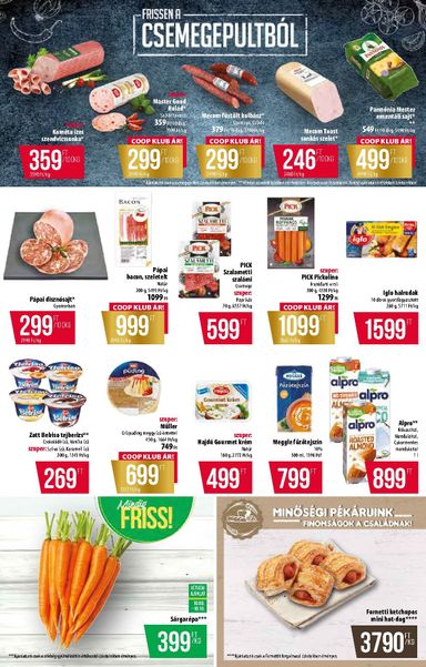 Akciós újság Coop - Coop - Tisza - Abc-Szuper érvényes 10.08.-tól 10.14.-ig - 2 oldal
