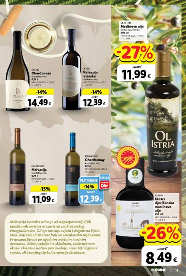 Katalog Plodine - Plodine - Vinski putopis vrijedi od 24.09. do 07.10. - stranica 11
