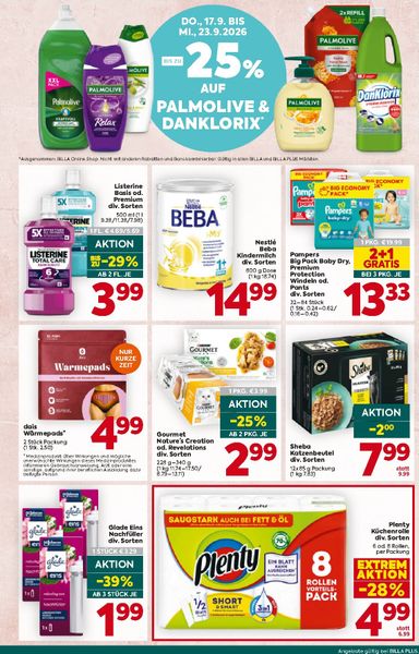 BILLA-Flugblatt - Billa Plus gültig ab 17.09. bis 23.09. - seite 19