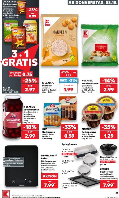 Leták Kaufland Německo - Kaufland Německo od 08.10. do 14.10. - strana 23