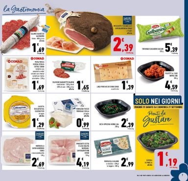 Volantino Conad - Conad valido dal 23/09 al 04/10 - pagina 7
