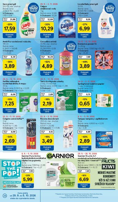 Leták Tesco - Tesco od 30.09. do 06.10. - strana 36