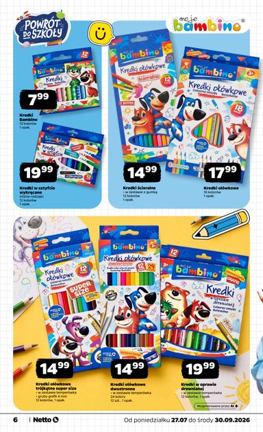 Gazetka Netto - Netto - Back to school od 27.07. do 30.09. - strona 6