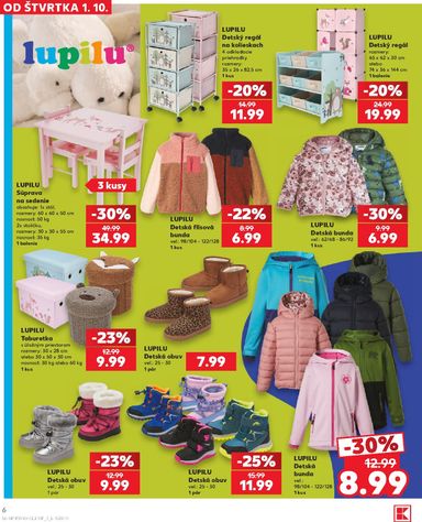 Leták Kaufland - Kaufland - Spotrebné zboží od 01.10. do 07.10. - strana 6
