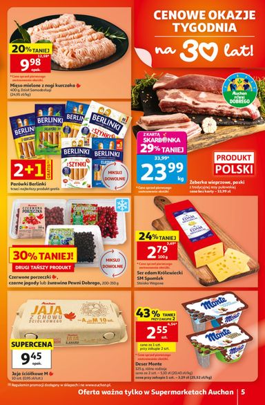 Gazetka Auchan - Supermarket Auchan od 01.10. do 07.10. - strona 5