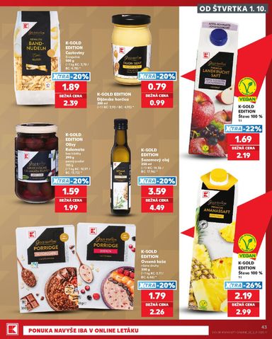 Leták Kaufland - Kaufland od 01.10. do 07.10. - strana 43