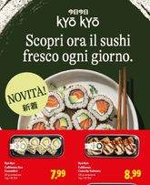 Lidl - Il sushi fresco ogni giorno valido da lunedì 24/08/2026