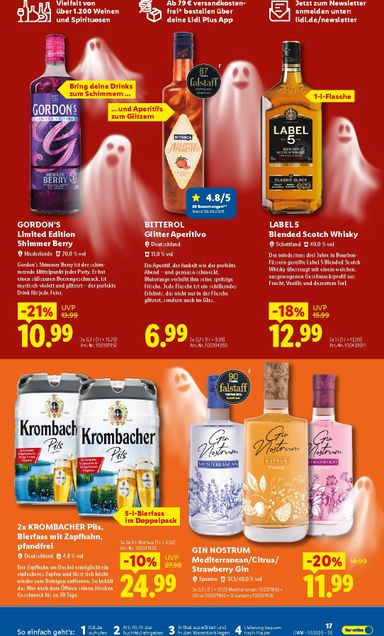 Prospekt Lidl - Lidl - Wein & Spirituosen gültig ab 01.10. bis 31.10. - seite 17