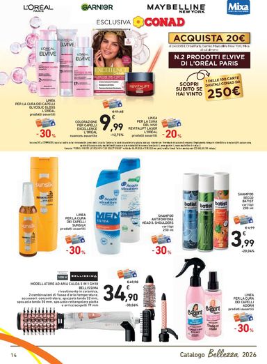 Volantino Spazio Conad - Spazio Conad - Catalogo Bellezza - Bologna valido dal 18/09 al 15/10 - pagina 14