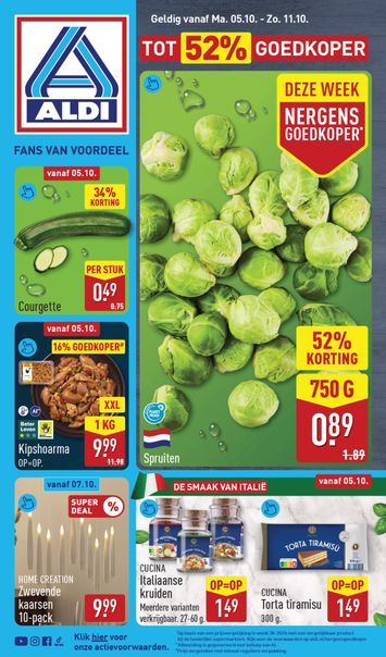 Folder ALDI - ALDI van 05-10 tot 11-10 - side 1