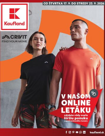 Leták Kaufland - Kaufland - Spotrebné zboží od 17.09. do 23.09. - strana 1