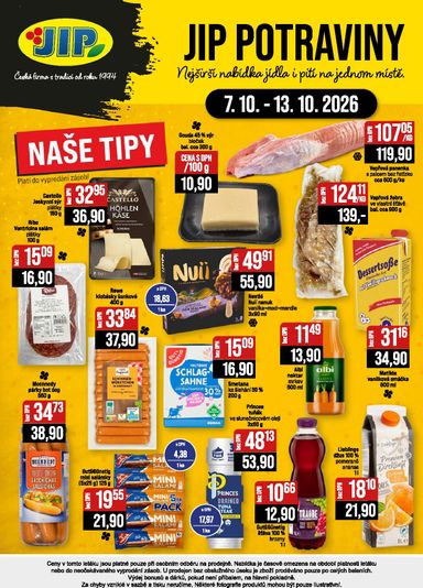 Leták JIP - JIP - České Budějovice, Most, Svoboda nad Úpou, Náchod, Sušice od 07.10. do 13.10. - strana 20