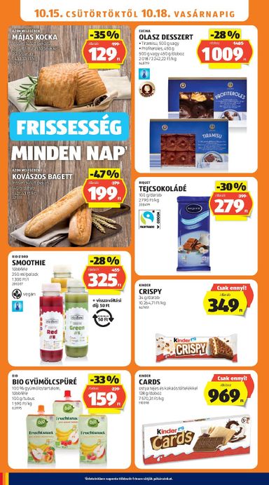 Akciós újság Aldi - Aldi érvényes 10.15.-tól 10.21.-ig - 14 oldal