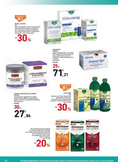 Volantino Spazio Conad - Spazio Conad - Catalogo Bellezza - Bologna valido dal 18/09 al 15/10 - pagina 22