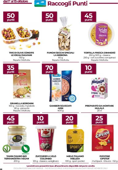 Volantino Coop Firenze - Coop Firenze - Vicino a te valido dal 01/10 al 14/10 - pagina 16