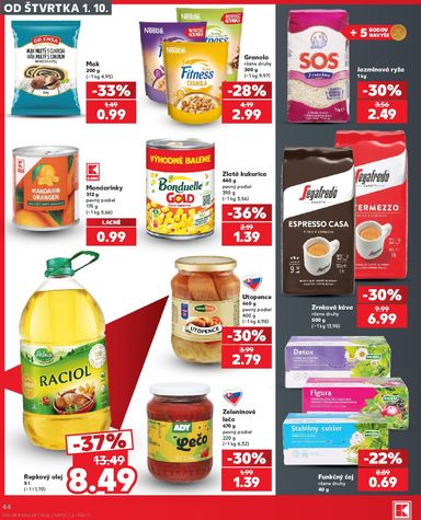 Leták Kaufland - Kaufland od 01.10. do 07.10. - strana 44