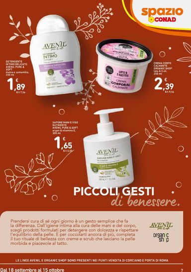 Volantino Spazio Conad - Spazio Conad - Catalogo Bellezza - Roma valido dal 18/09 al 15/10 - pagina 7