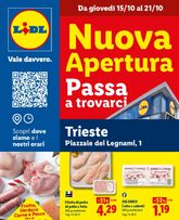 Lidl - Trieste valido da giovedì 15/10/2026